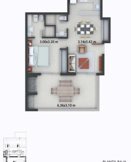 Unidad 1 dormitorio